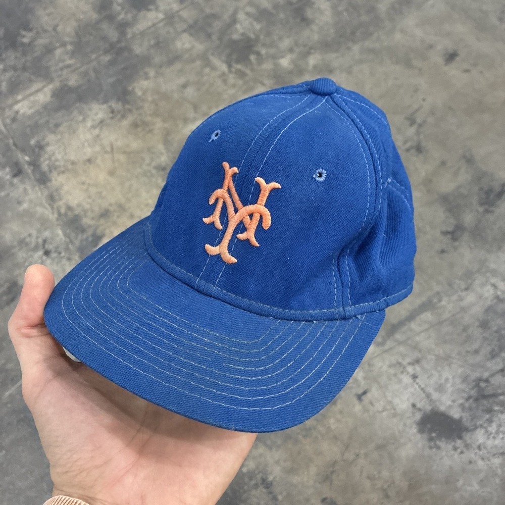 Vintage New York Mets Hat Diamond Collection Pro Model 80s 90s Sz 7